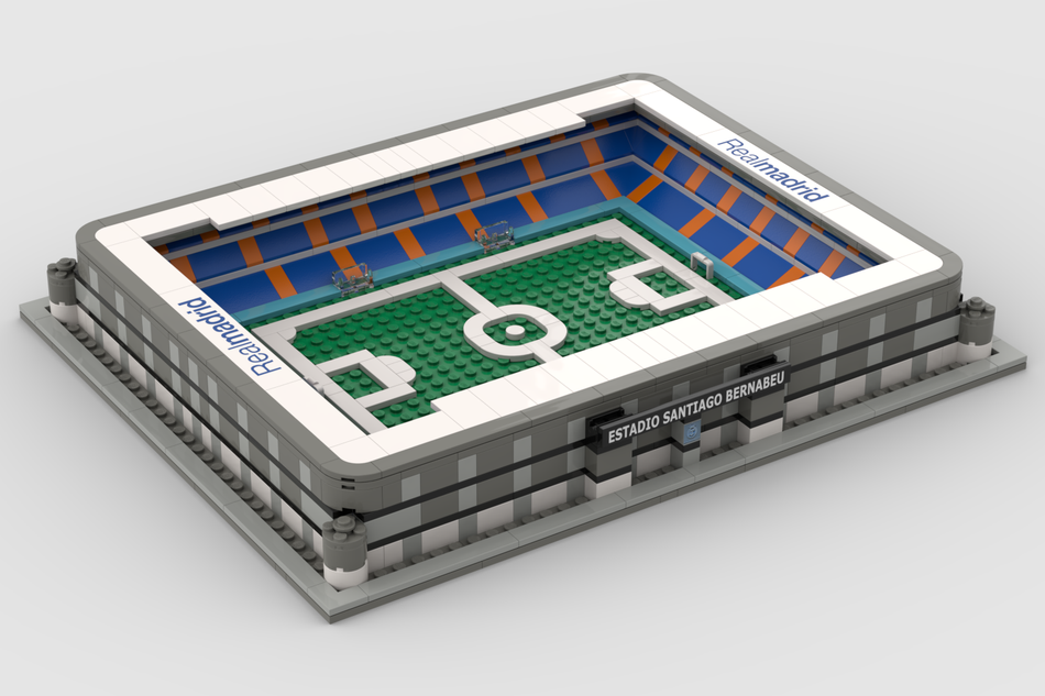 El set de LEGO del estadio Santiago Bernabéu del Real Madrid