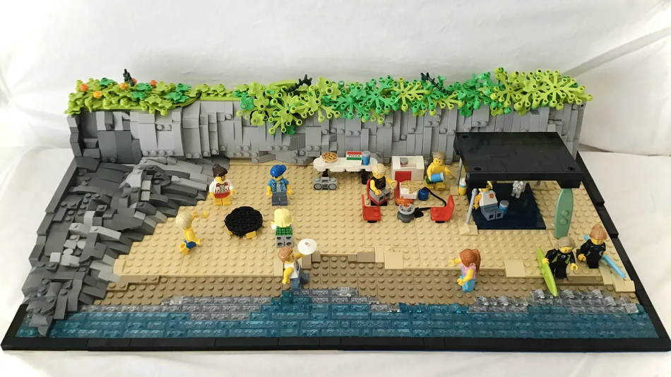 Lego best sale beach ideas