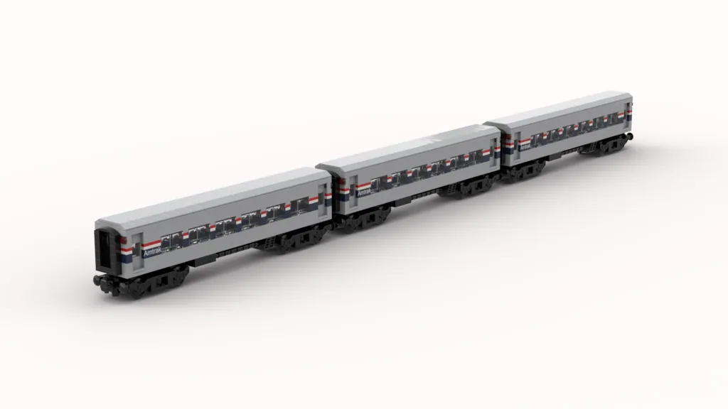 インターマウンテン製 Amtrak食堂車 ph1塗装 Amtrak Inter-City Train | LEGO® Ideas
