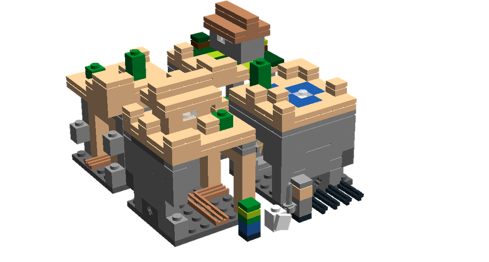 lego minecraft biomes