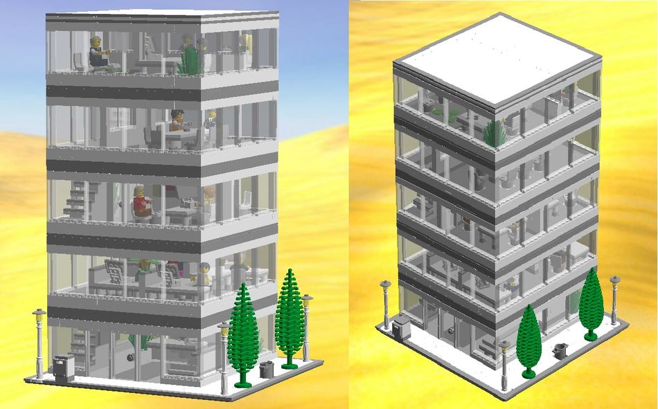 Lego skyscraper discount