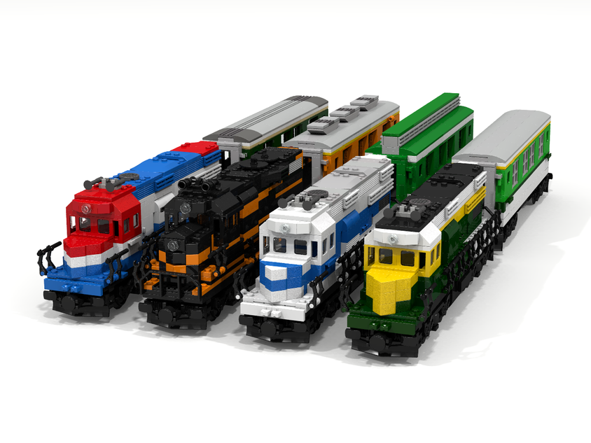 LEGO IDEAS Korean diesel train in 80