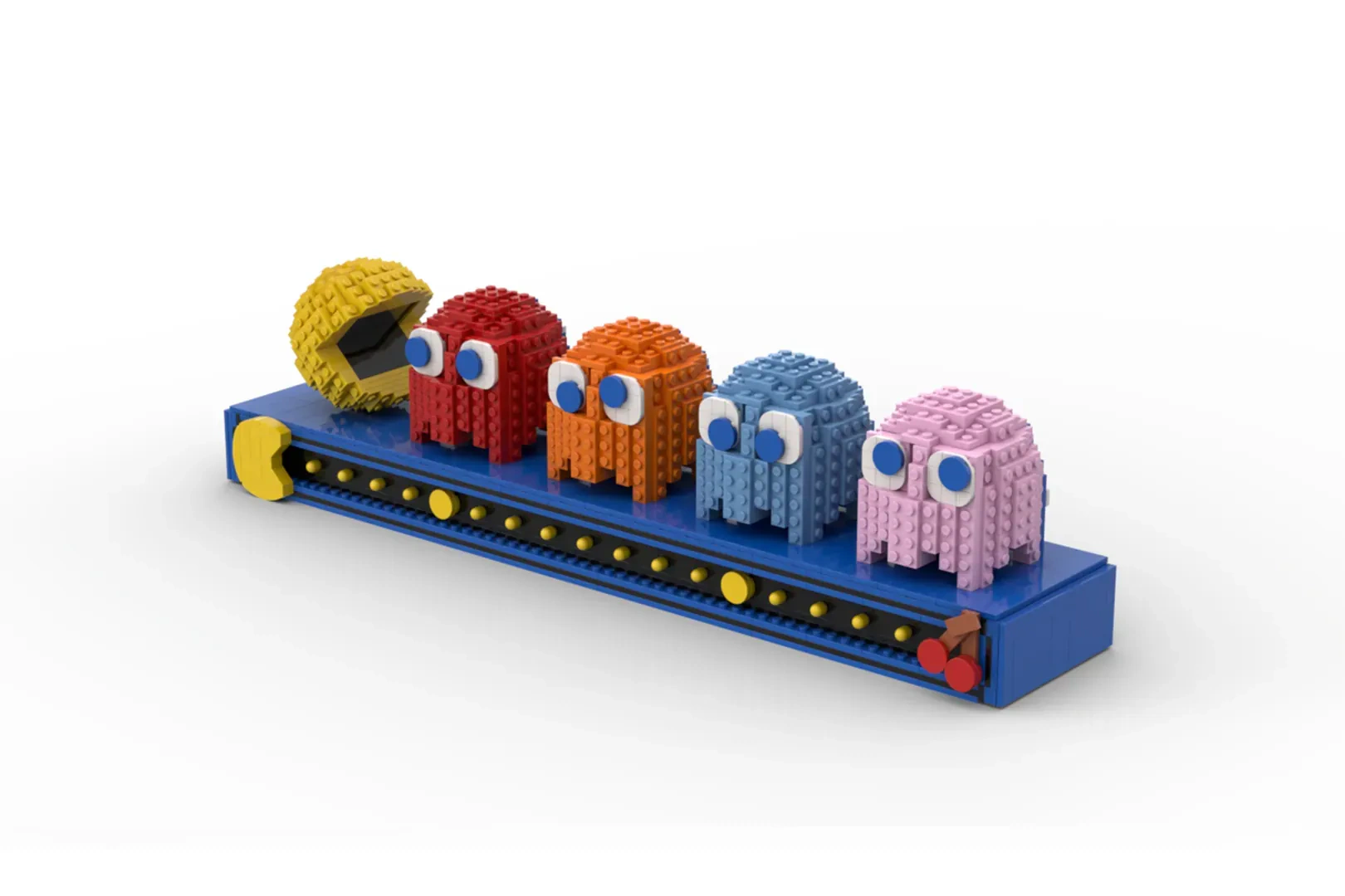 Lego Pac Man Pinky LEGO PAC MAN BLINKY, PINKY, INKY, AND CLYDE ALSO