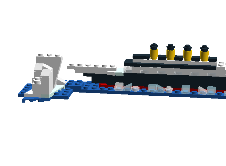 Small cheap lego titanic