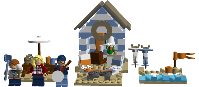 Lego cheap beach hut