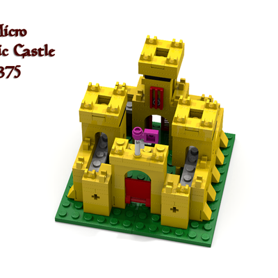 lego yellow castle