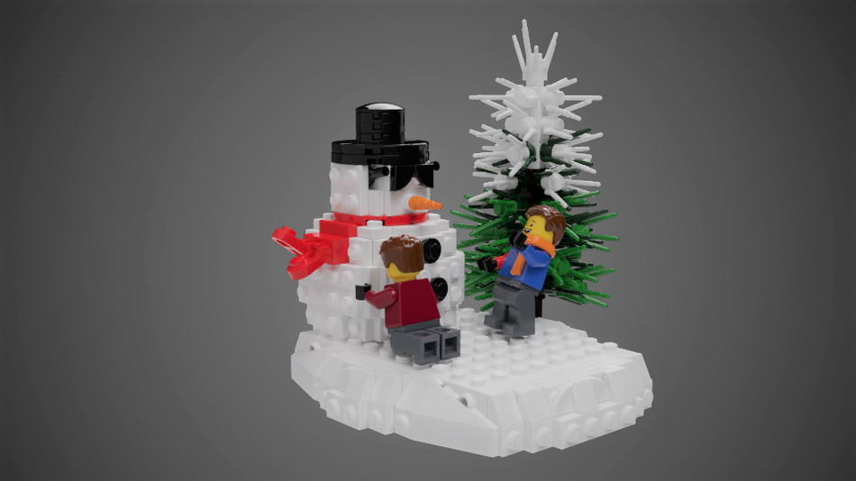 Lego snowman online