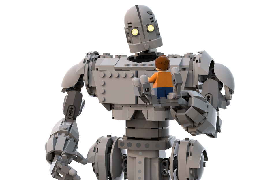 Iron giant lego amazon new arrivals