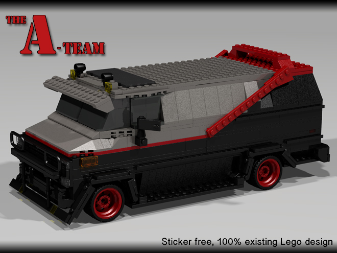 Lego a team store van