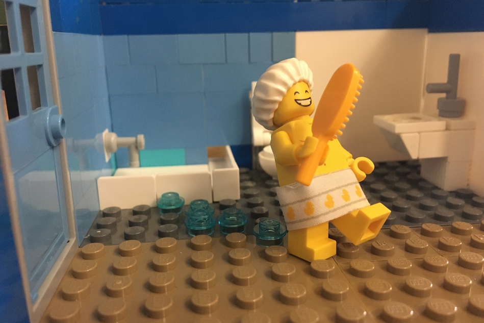 Lego cheap bathroom ideas