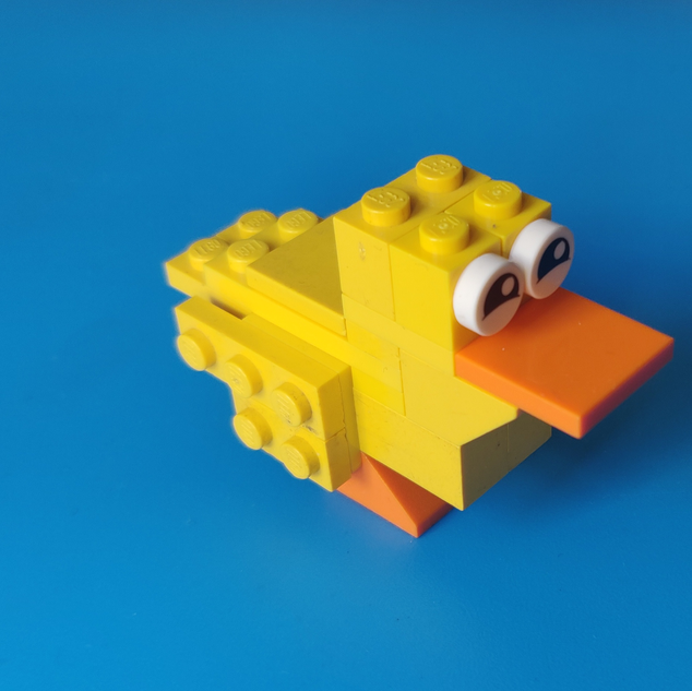 How To Build A LEGO Rubber Duck From ONLY 10 Bricks!