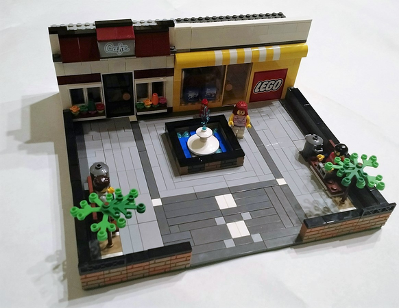 lego town square modular