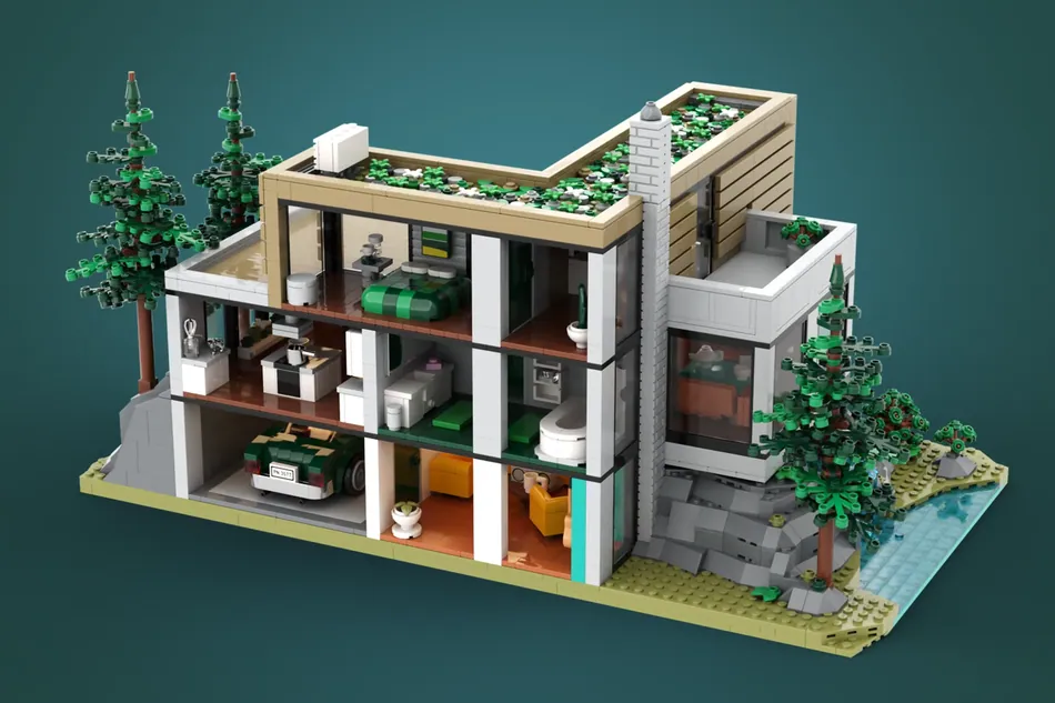 Lego discount architecture house