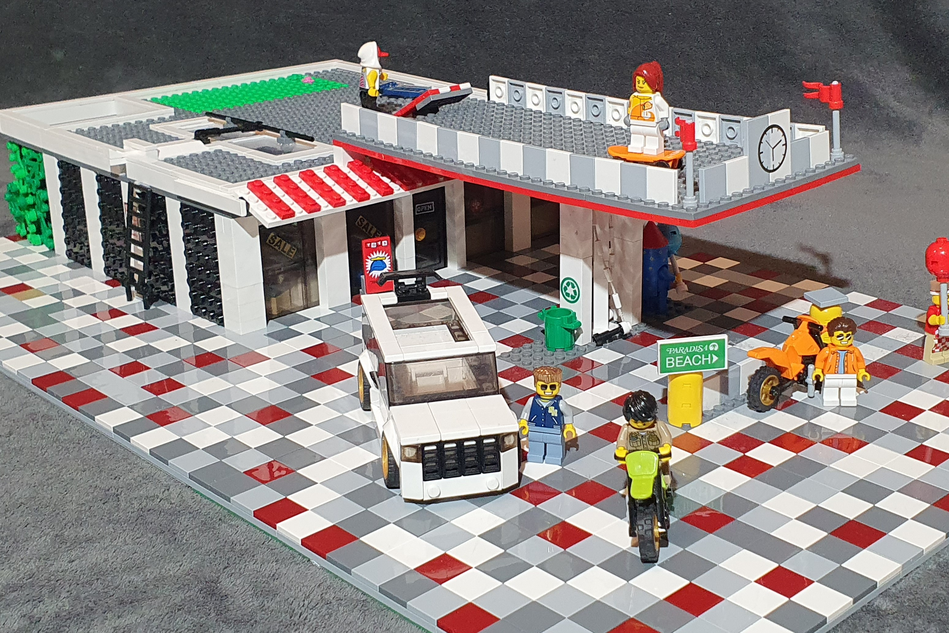 Lego best sale gas pump