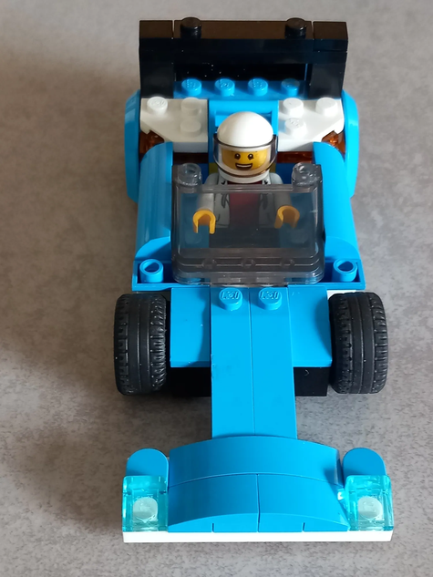 Lego blue outlet race car