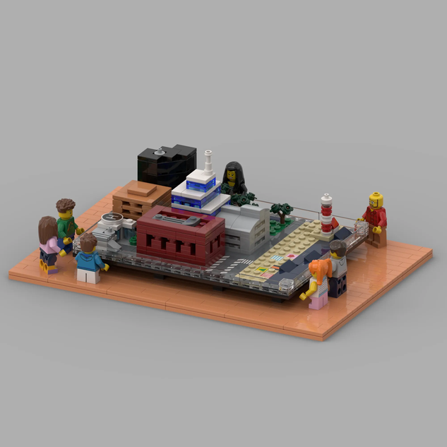 Lego city table sales ideas