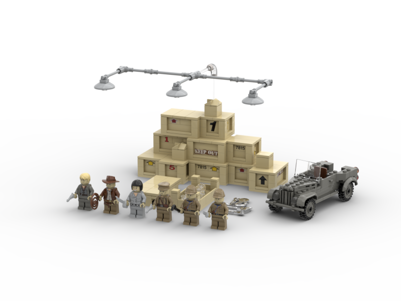 Lego indiana jones sets crystal skull sale