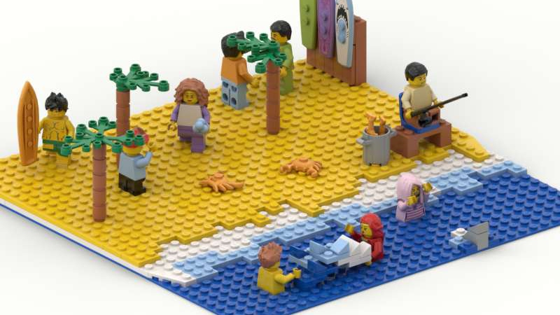 Lego outlet scene ideas