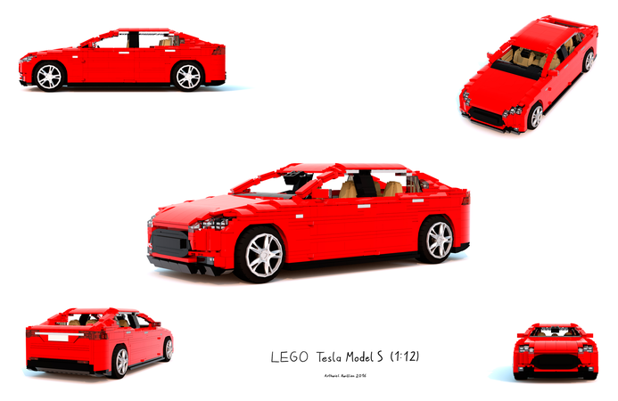 lego tesla model x