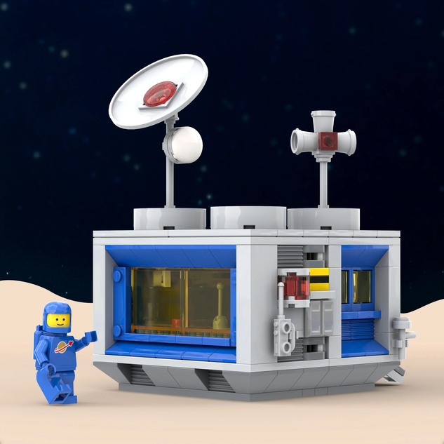 Lego classic space discount base