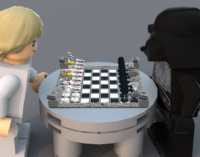 Star wars cheap lego chess set