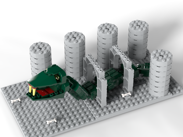 lego harry potter the basilisk