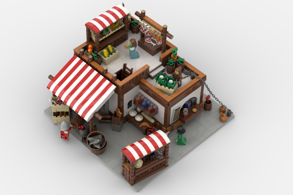 LEGO IDEAS - Medieval Seaside Market