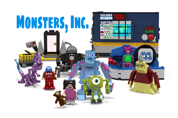 Lego Ideas Monsters Inc Scarefloor Playset