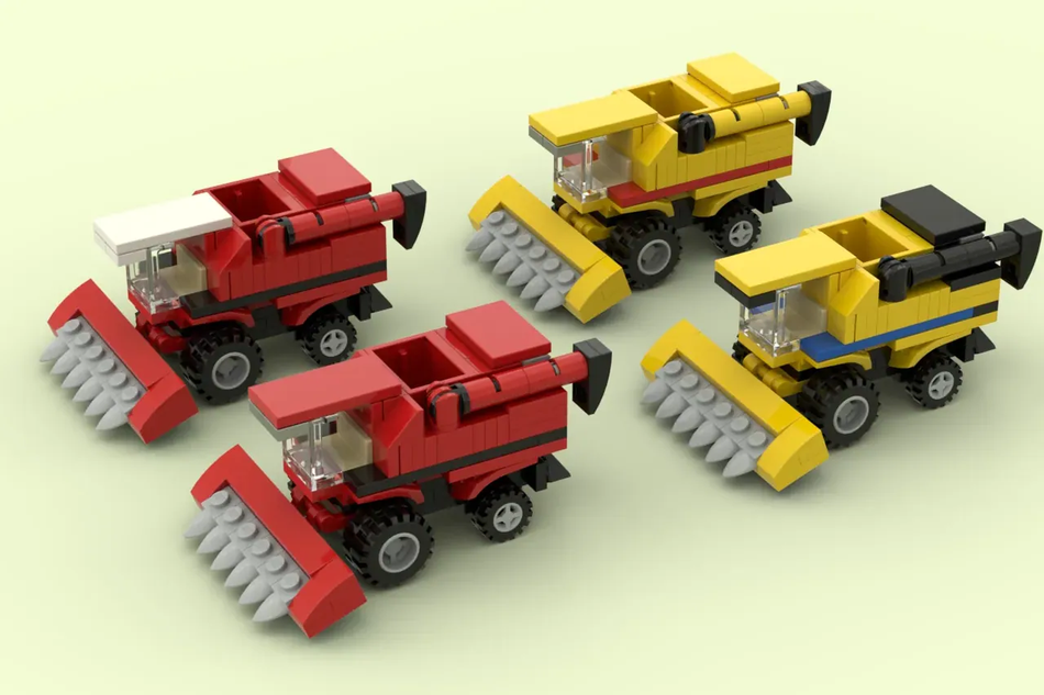 LEGO IDEAS - Small Scale Combines of CNH Industrial Heritage