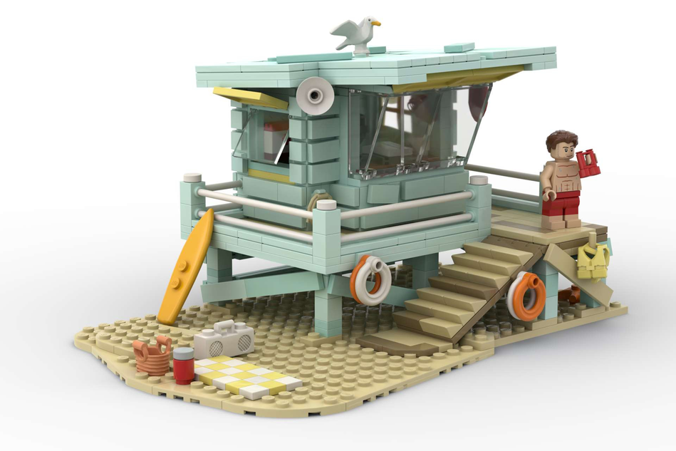 Lego store lifeguard set