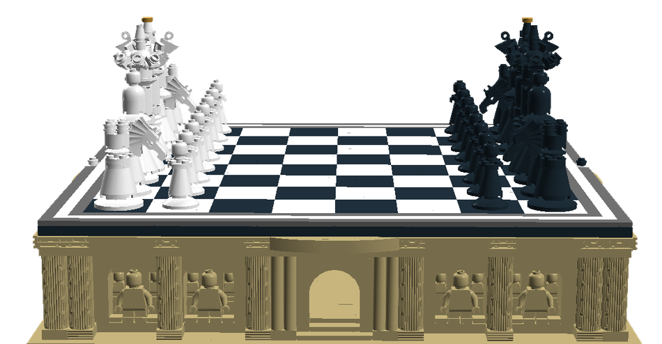 cool lego chess boards