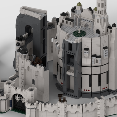 lego minas tirith moc