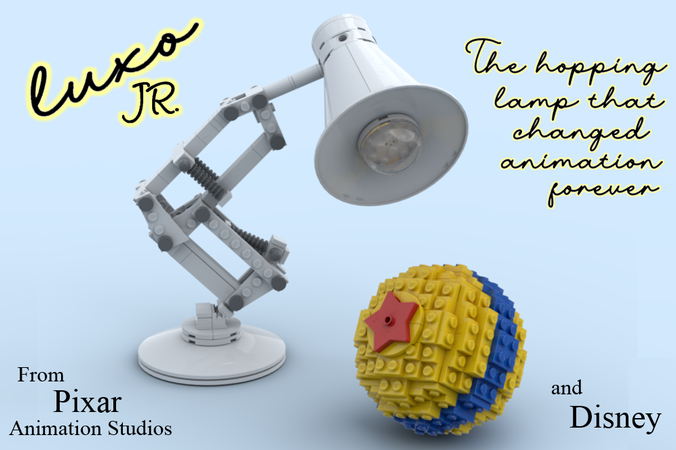 Lego Ideas Disney Pixar Luxo Jr Lamp