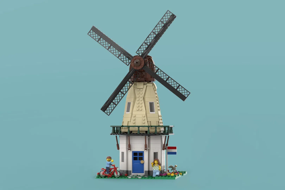 Lego windmill 2024 with motor