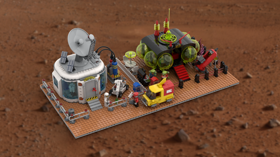 Lego life best sale on mars sets