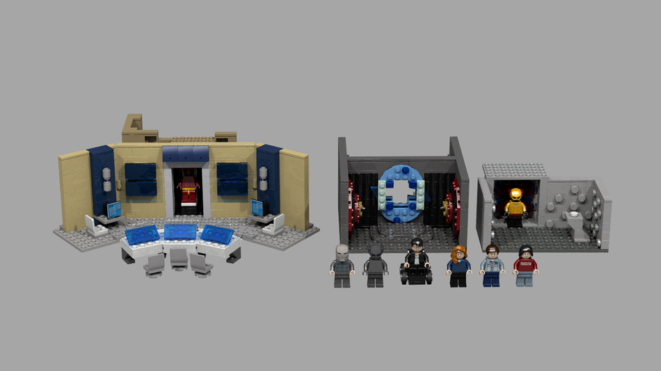 Lego flash store star labs set