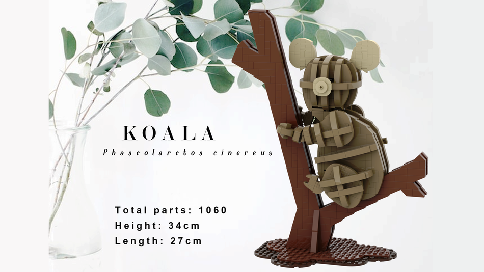 LEGO IDEAS - Create ART to be enjoyed by all! - Koala 3D Puzzle Scupture