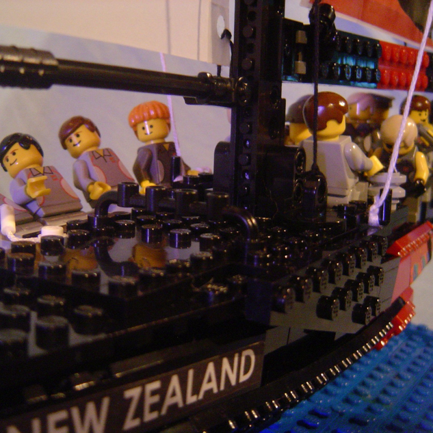 LEGO IDEAS Active Minifigures NZ Racing Yacht Crew Hard at Work