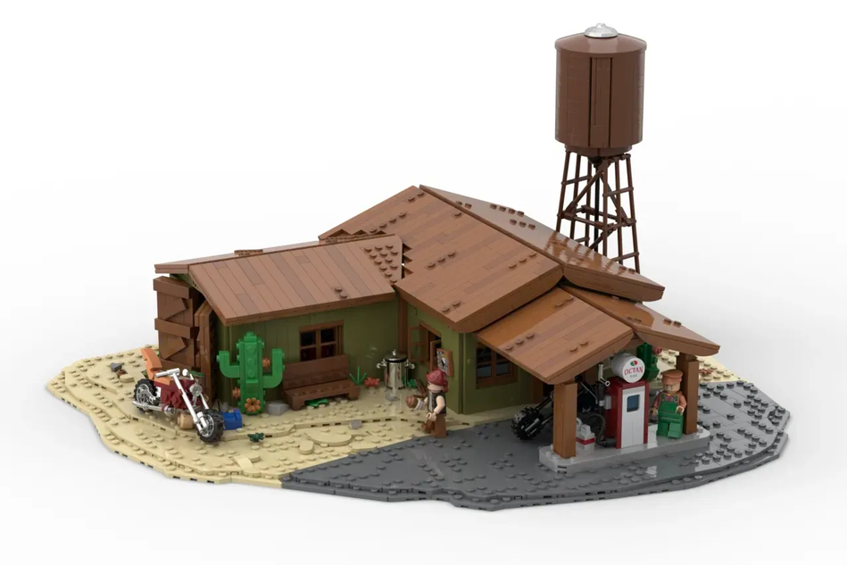 Lego creator best sale gas station