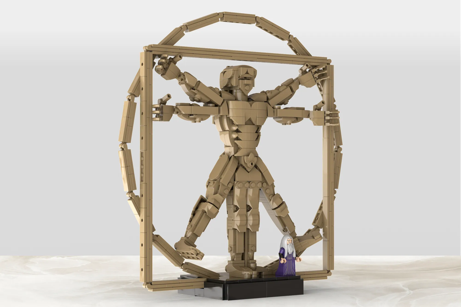 Lego best sale vitruvian man