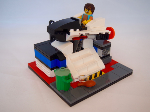 lego rocket ship ride