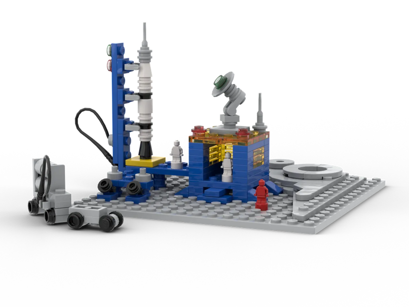 Lego rocket base sale