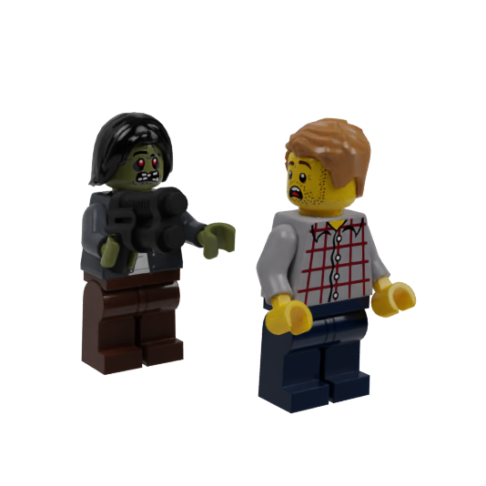 LEGO IDEAS Scary Photography Unfortunate Zombie Attack