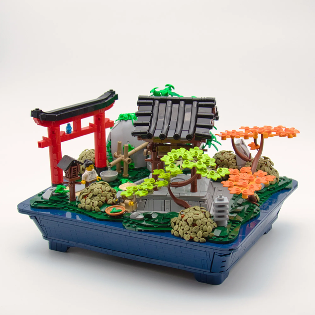 LEGO IDEAS Celebrate Japanese Culture The Bonsai Forest Shrine