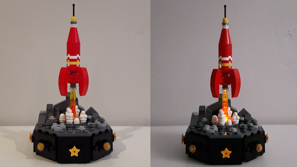 Easy lego best sale rocket ship