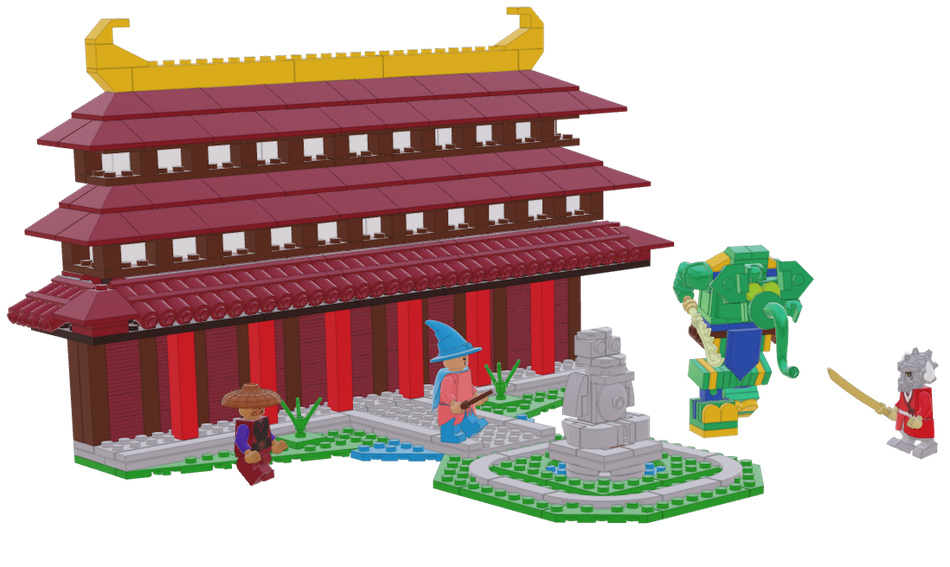 Lego chinese online temple