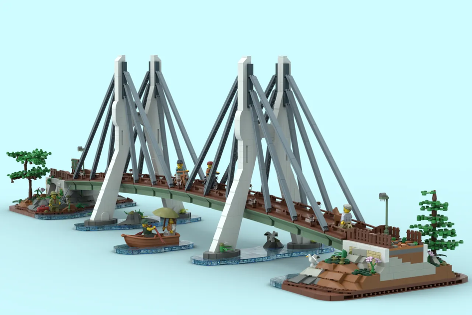 Lego discount harbour bridge