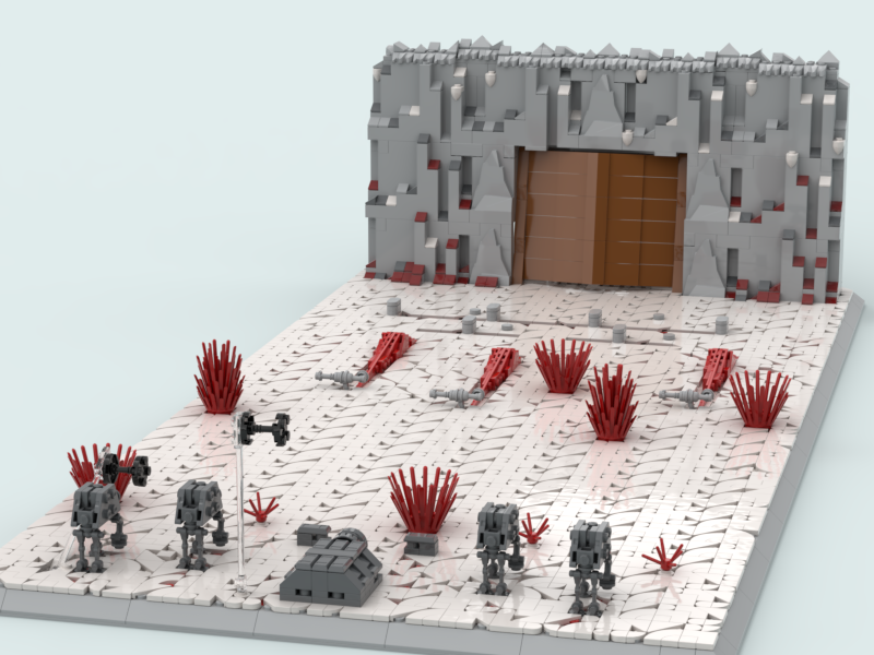 Lego battle online of crait