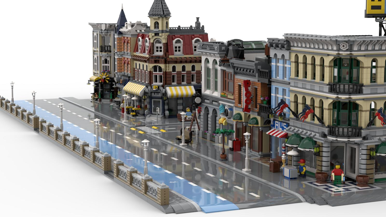 Lego bike lane sale