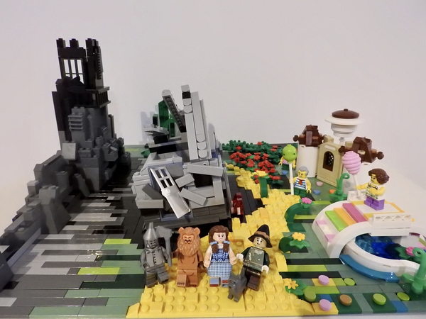 yellow brick road lego